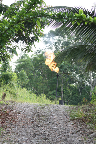 Los mecheros de gas.