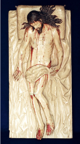 'Cristo yacente' en la Colegiata de Toro.