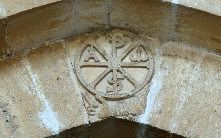 Cristo, el centro y el fin de la Historia. Monasterio de Irache (Navarra)