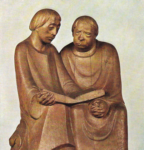 'Monjes leyendo', de Ernst Barlach (1932)