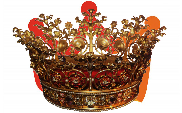 Corona de la Coronación, en 1948
