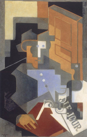 'El hombre de Tours', de Juan Gris. Obra de 1918