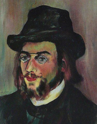 'Erik Satie', de Suzanne Valadon. Obra de 1893