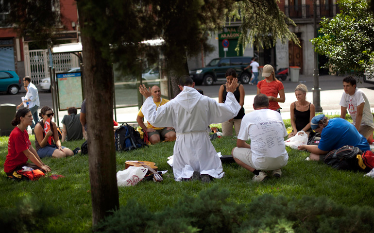 Un momento de la JMJ de Madrid 2011