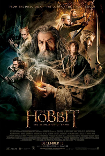 Cartel de 'El hobbit: la desolación de Smaug'