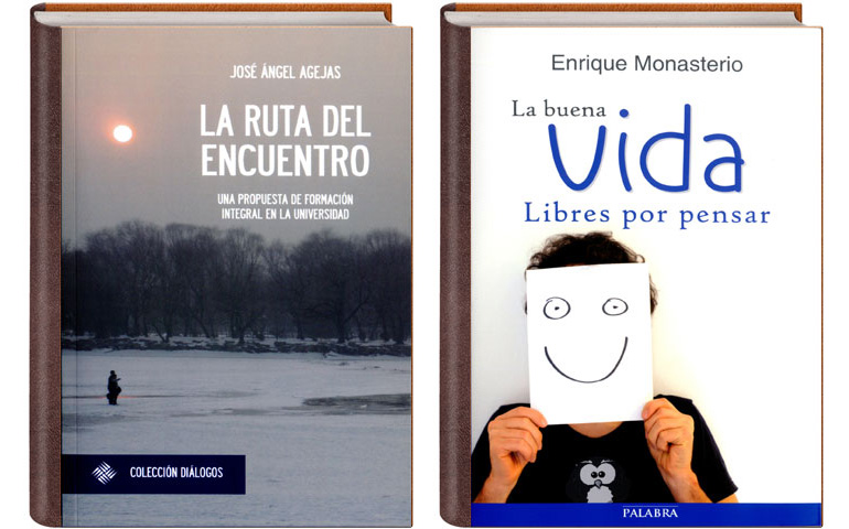 Portadas de 'La ruta del encuentro' y 'La buena vida. Libres por pensar'