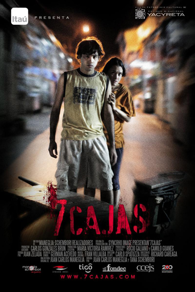 Cartel de '7 cajas'