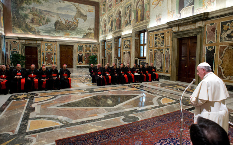 El Papa, en su intervención ante los miembros de la Comisión Pontificia para América Latina, el pasado viernes
