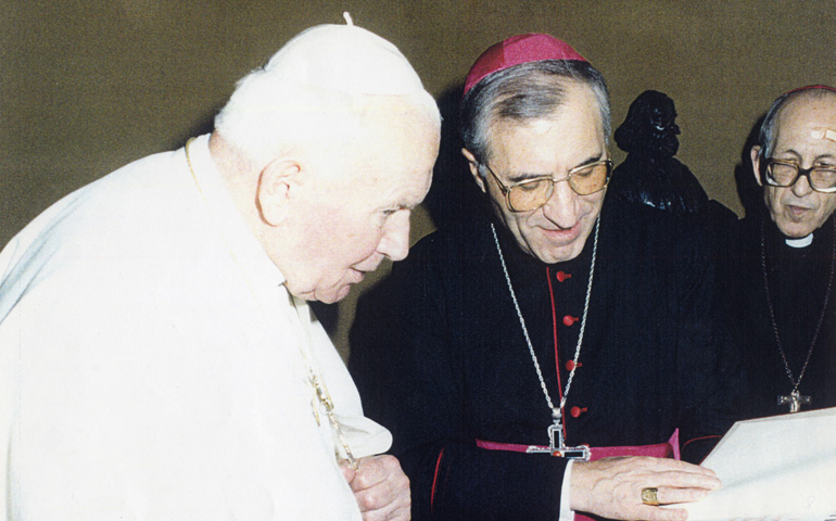 Juan Pablo II con Antonio María Rouco Varela