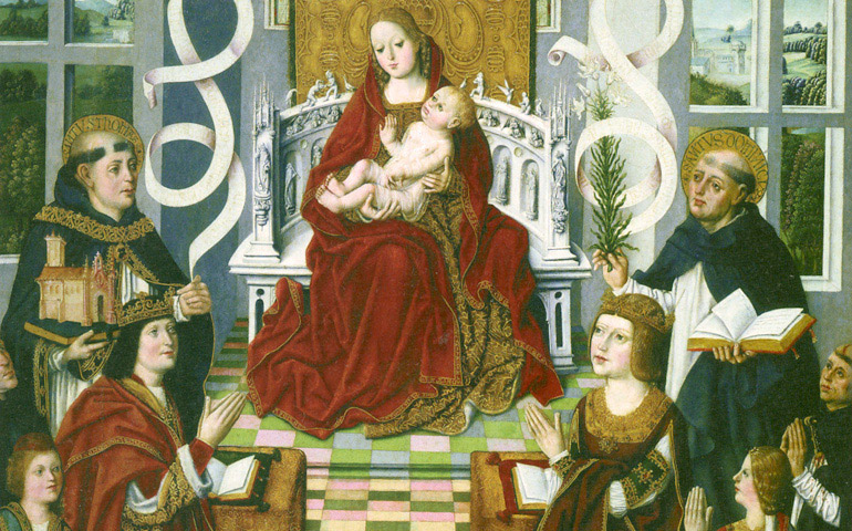 'La Virgen de los Reyes Católicos'. Anónimo (ca. 1490)