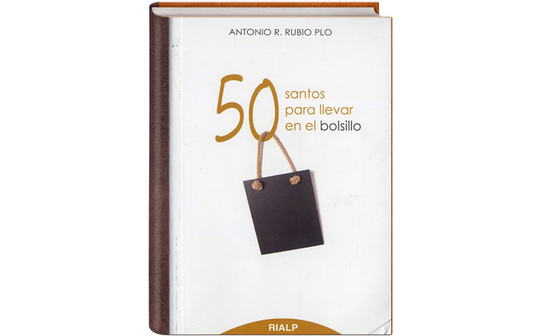 Portada de '50 santos para llevar en el bolsillo'