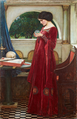 'La bola de cristal', de John William Waterhouse