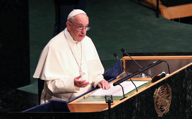 Francisco en la ONU