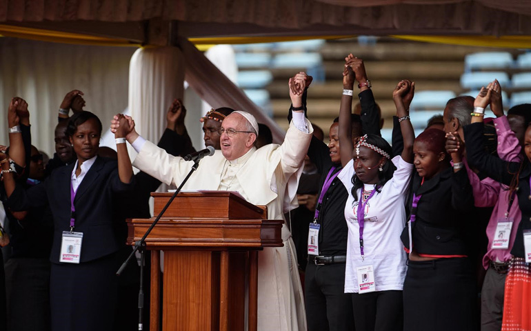 Encuentro del Papa Francisco con jóvenes keniatas