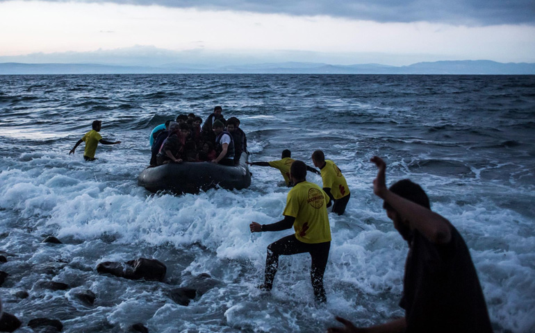 Miembros de Proactiva Open Arms durante un rescate