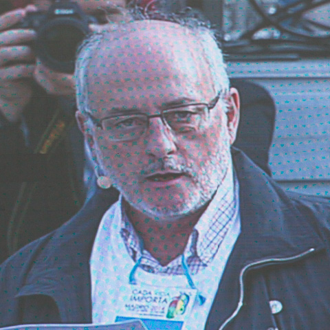 Benigno Blanco en la manifestación homónima de noviembre de 2014.