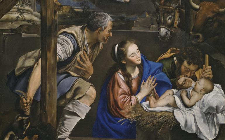 'La adoración de los pastores' (detalle), de Juan Bautista Maíno