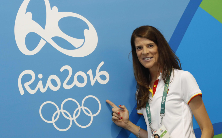 Ruth Beitia, en los últimos Juegos Olímpicos, celebrados en Río de Janeiro