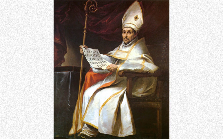 'San Leandro de Sevilla', de Esteban Murillo. Sacristia mayor de la catedral de Sevilla.