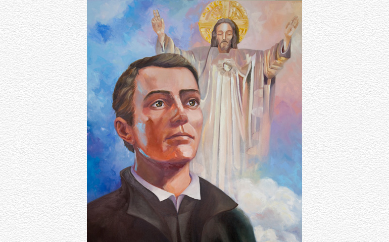 Cuadro de la beatificación.