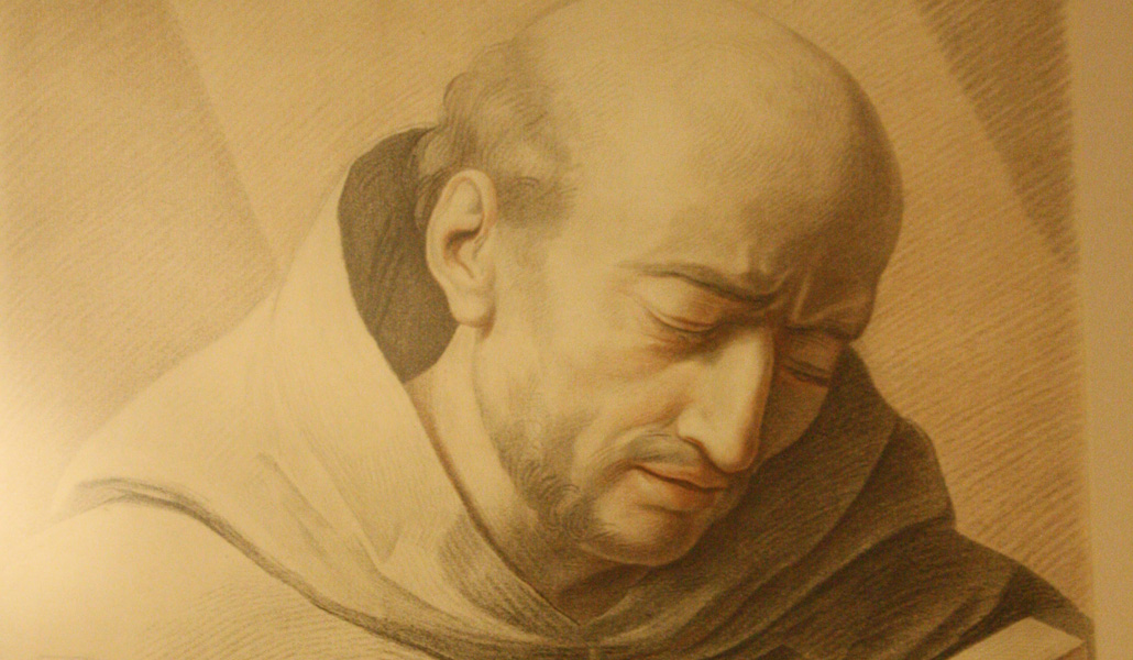 Grabado de Demarteau en la casa de Santa Teresa, en Ávila