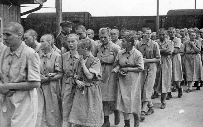 Una imagen del campo de Auschwitz