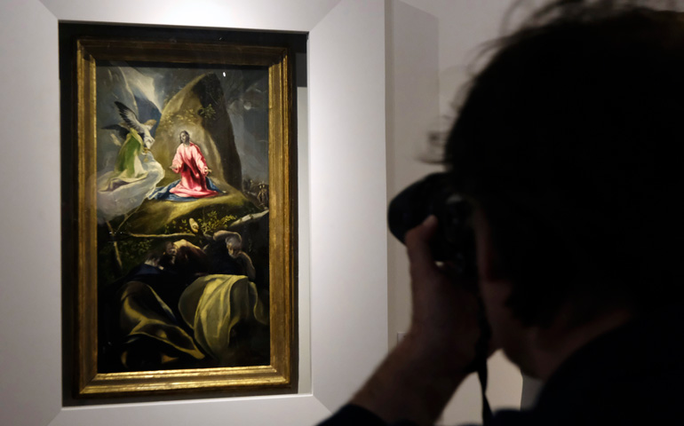 'La oración en el huerto', de El Greco, traído desde el museo diocesano de Cuenca