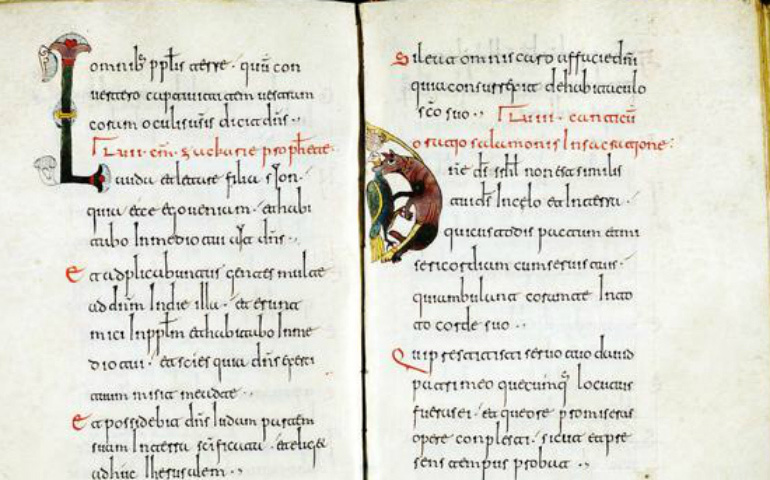 Manuscrito del siglo XI del 'Liber Canticorum et horarum' Siglo XI, Universidad de Salamanca