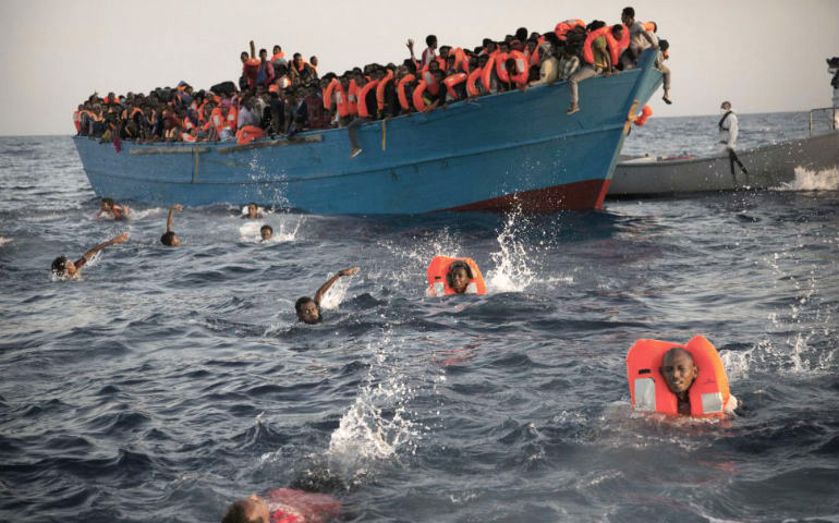 Rescate de inmigrantes eritreos en el verano de 2016