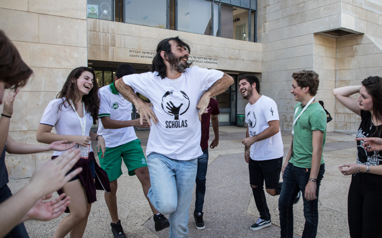 Participantes en el Congreso de Scholas en Jerusalén.