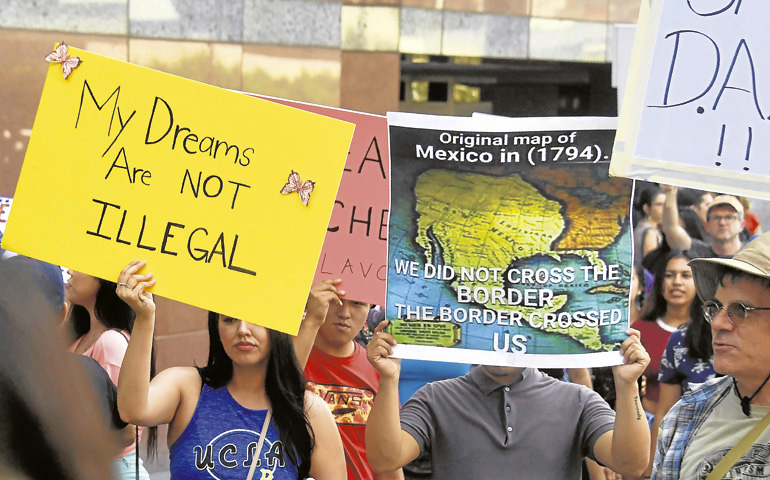 Manifestación a favor de los 'dreamers'