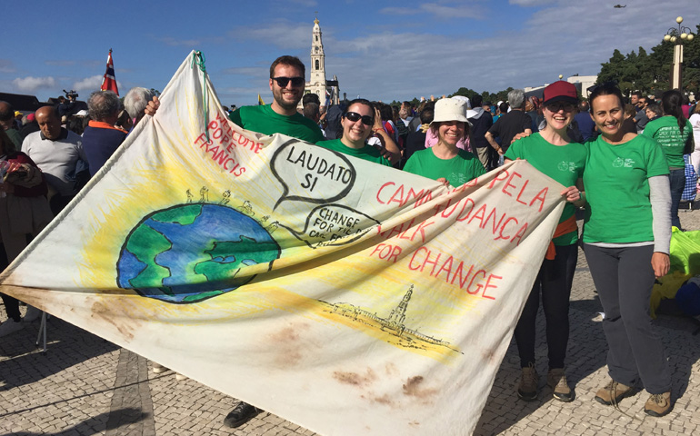 Una imagen de la peregrinación que Manos Unidas organizó al santuario de Fátima, en Portugal.
