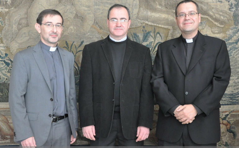 José Cobo, Santos Montoya y Jesús Vidal