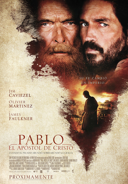 Cartel de 'Pablo, el apóstol de Cristo'