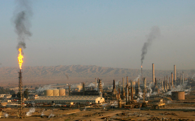 Refinería en Baiji, Irak
