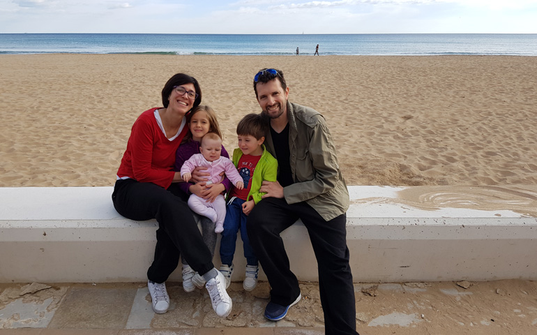 La familia de Carlos y Aida