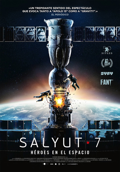 Cartel de 'Salyut-7: Héroes en el espacio'