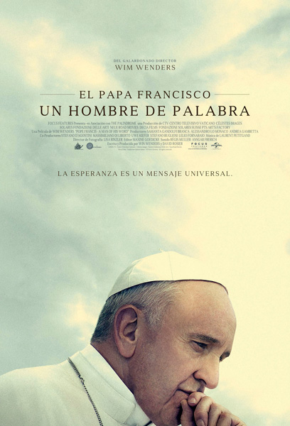 Cartel de 'El Papa Francisco, un hombre de palabra'