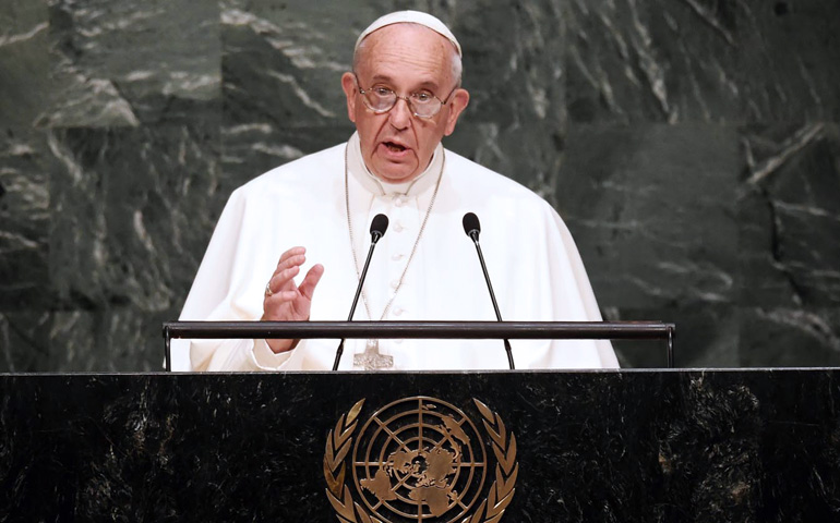 Discurso del Papa ante la Asamblea General de la ONU en septiembre de 2015