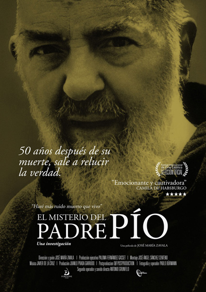 Cartel de 'El misterio del padre Pío'