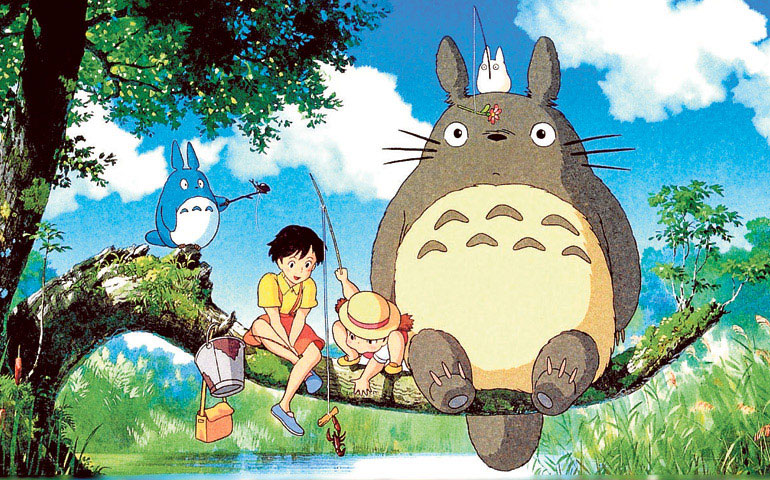 Una escena de 'Mi vecino Totoro'