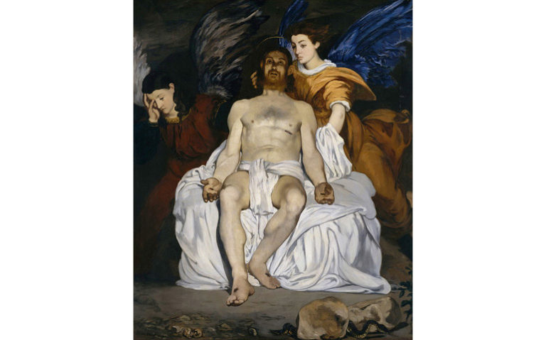 'Cristo muerto con ángeles', de Édouard Manet (1864). The Metropolitan Museum of Art, Nueva York