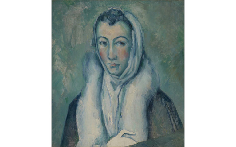 'La dama del armiño, según el Greco', de Paul Cézanne (1885-1886). Colección particular, Londres