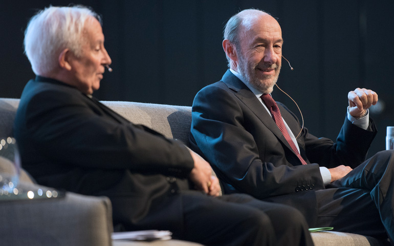 Antonio Cañizares con Alfredo Pérez Rubalcaba