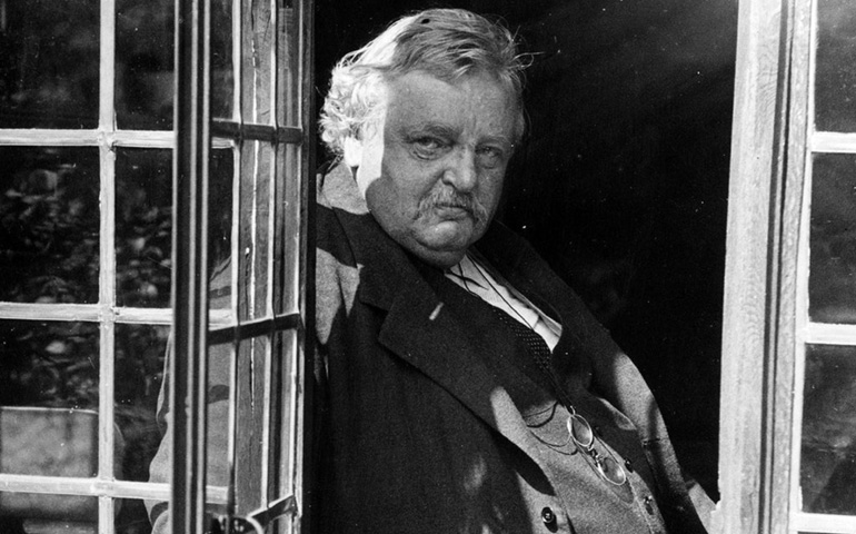 Chesterton en una fotografía de los años 30