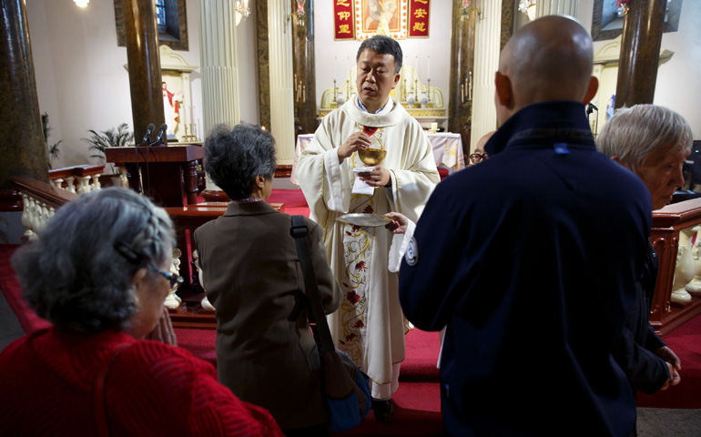 Eucaristía en la iglesia de San José de Pekín el 1 octubre de 2018