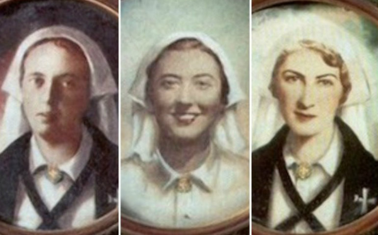 De izquierda a derecha: Octavia, Olga y Pilar