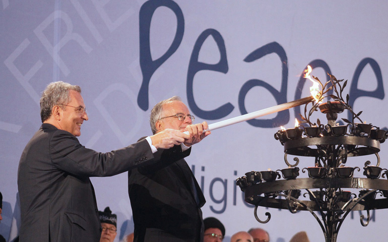 Un momento de la clausura de 'Paz sin Fronteras'