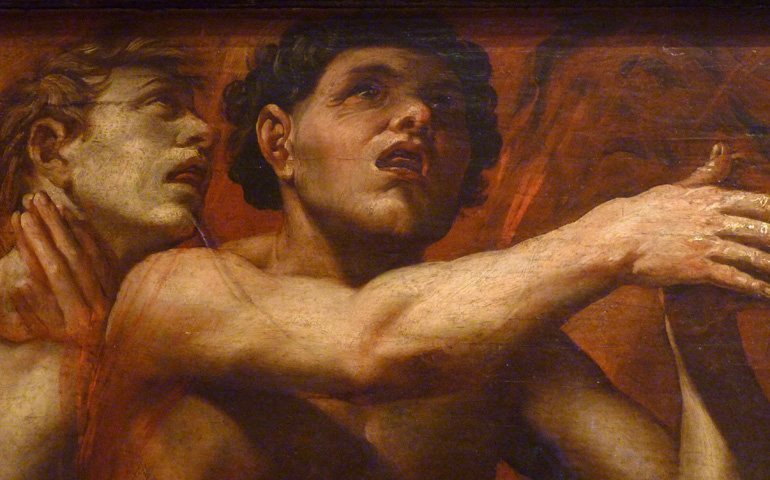 Detalle de '>Almas del purgatorio', de Alonso Cano. Museo de Bellas Artes de Sevilla