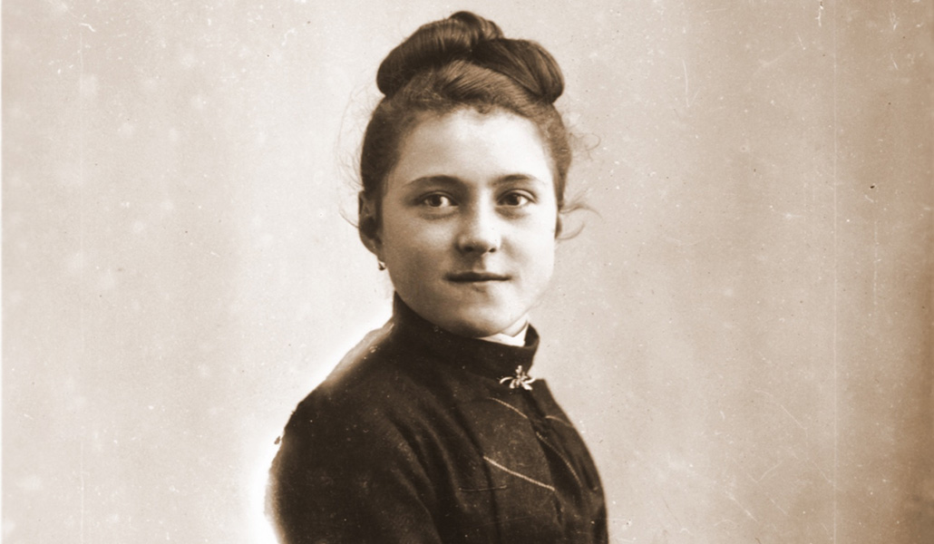 Una joven Teresita poco antes de entrar en el Carmelo